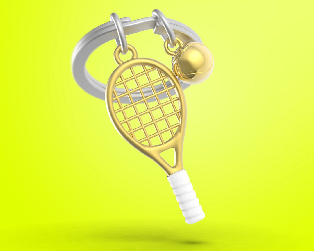 Schlüsselanhänger Tennis Wimbledon Metalmorphose