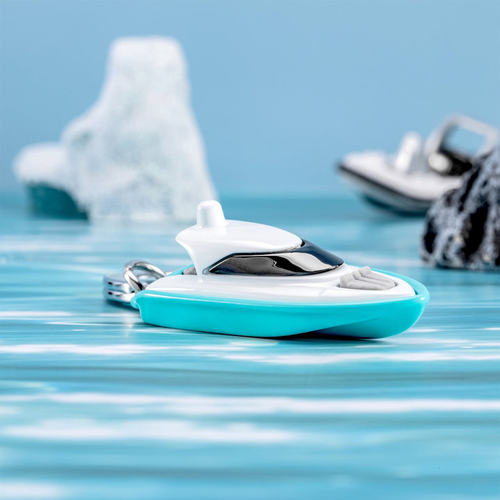 Schlüsselanhänger Speedboat Motorboot Metalmorphose