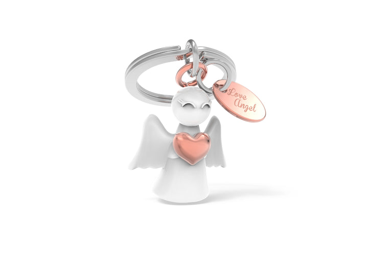 Schlüsselanhänger Liebe Engel Herz Metalmorphose