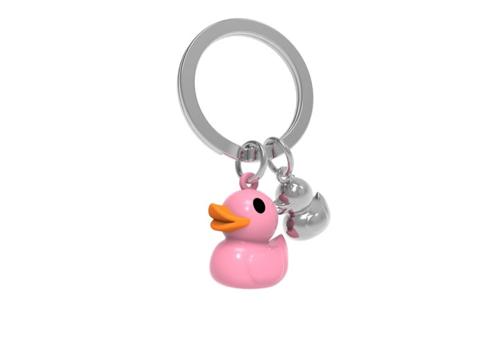 Schlüsselanhänger Ente Pink Metalmorphose