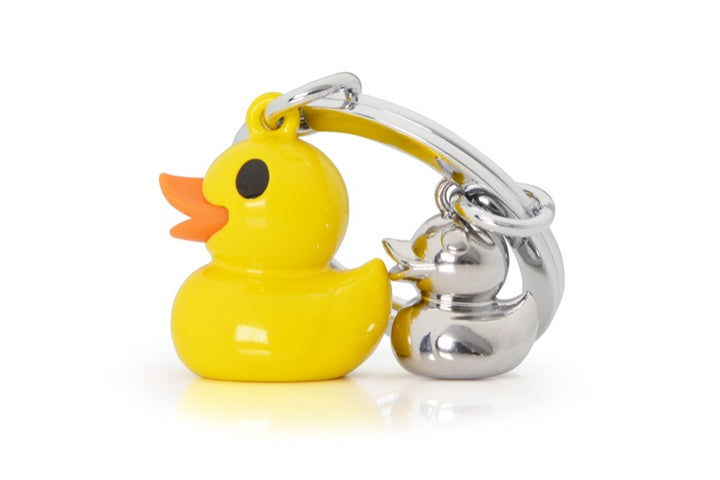 Schlüsselanhänger Ente Gelb Metalmorphose
