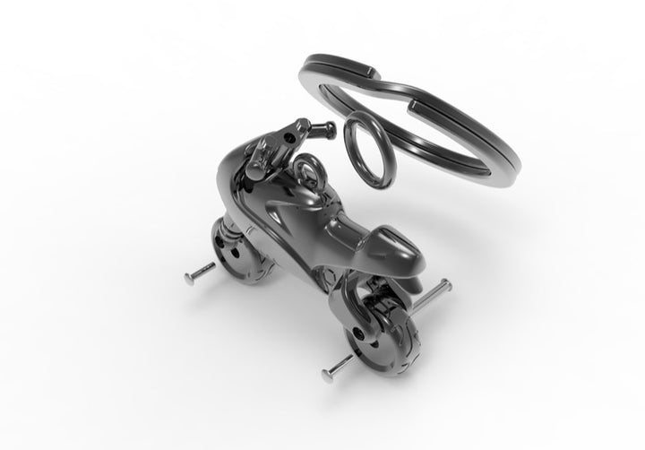 Schlüsselanhänger Motorrad Metalmorphose