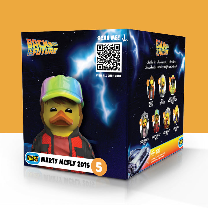 Zurück in die Zukunft Marty McFly 2015 Ente Badeente TUBBZ