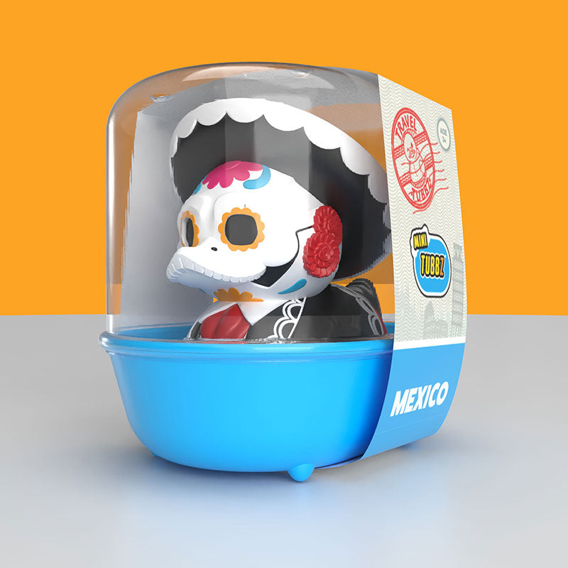 Mini Mexiko Dia de los Muertos Reise Ente Badeente Sammelfigur TUBBZ Box