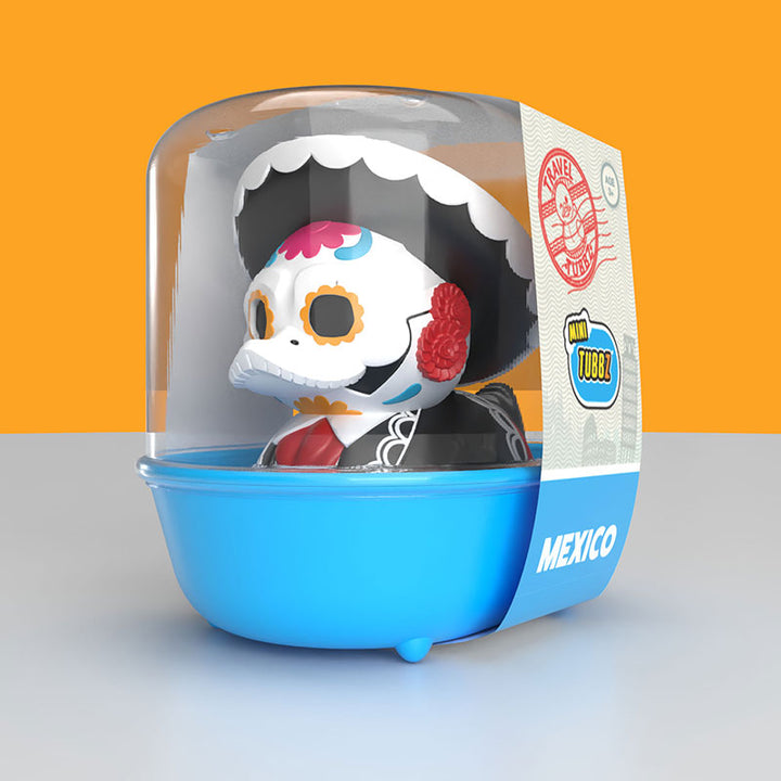 Mini Mexiko Dia de los Muertos Reise Ente Badeente Sammelfigur TUBBZ Box