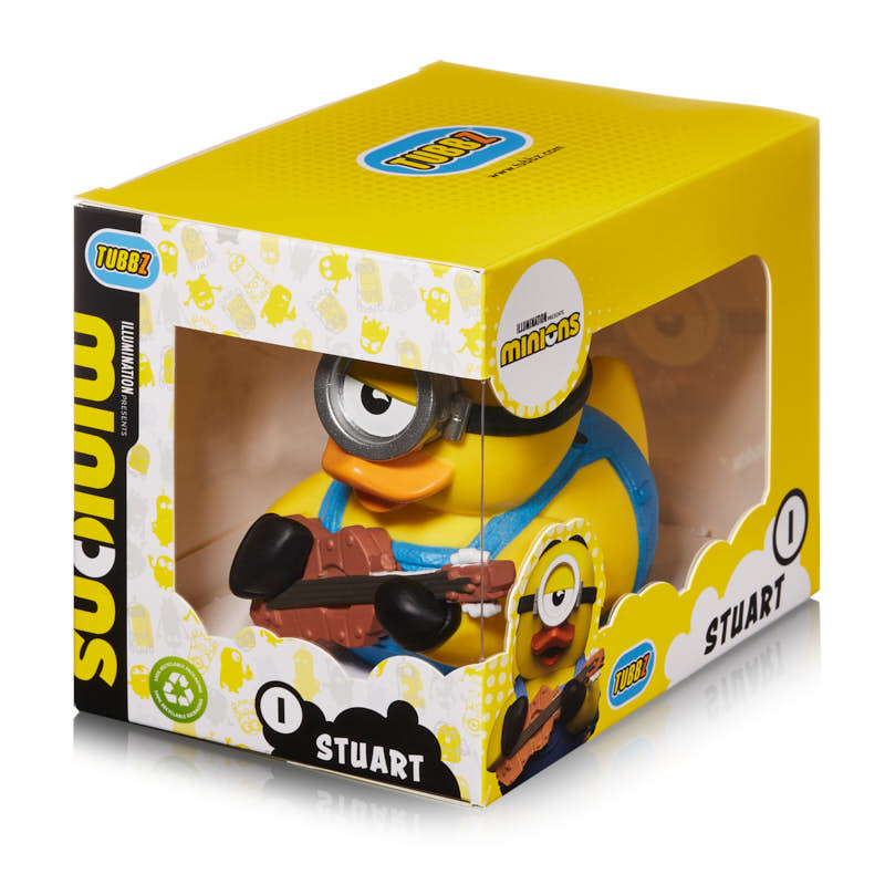 Minions Stuart Gitarre Ente Badeente Sammelfigur TUBBZ