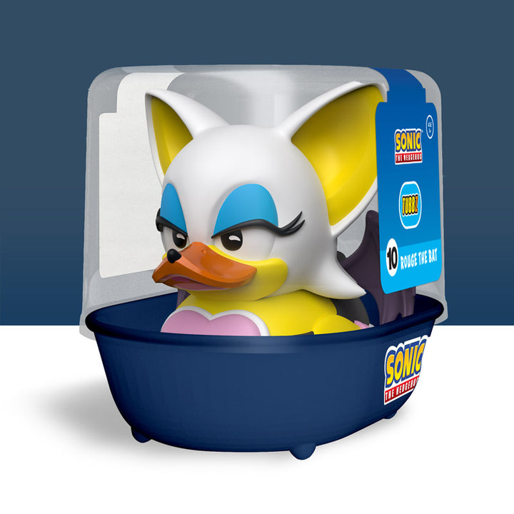 Sonic The Hedgehog Rouge The Bat Ente Badeente Sammelfigur TUBBZ Badewannen-Box