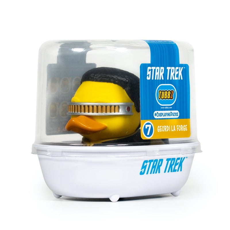 Star Trek Geordi La Forge Ente Badeente Sammelfigur TUBBZ