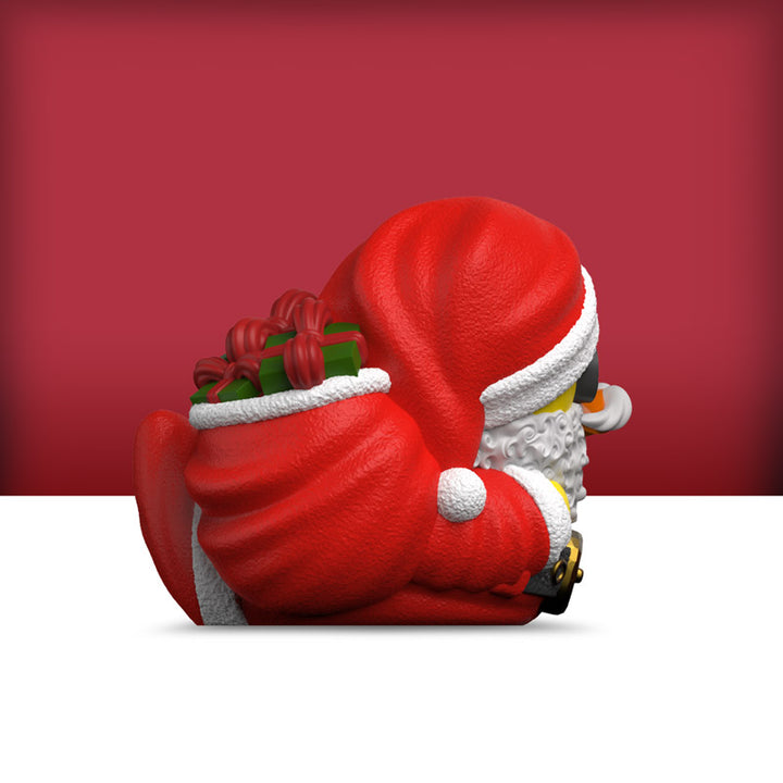 Mini Santa Claus Weihnachtsmann Ente Badeente Sammelfigur TUBBZ