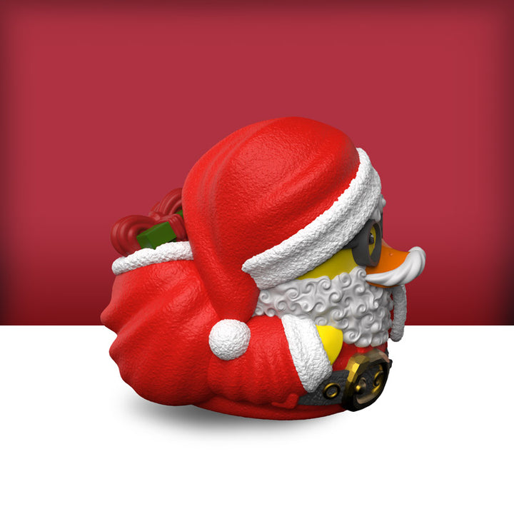 Mini Santa Claus Weihnachtsmann Ente Badeente Sammelfigur TUBBZ