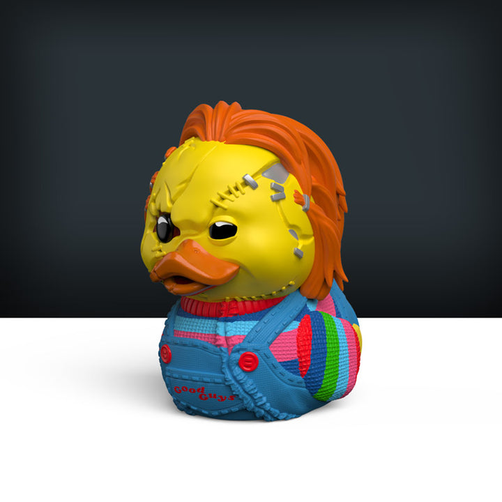 Mini Chucky Scarred Horror Ente Badeente Sammelfigur TUBBZ