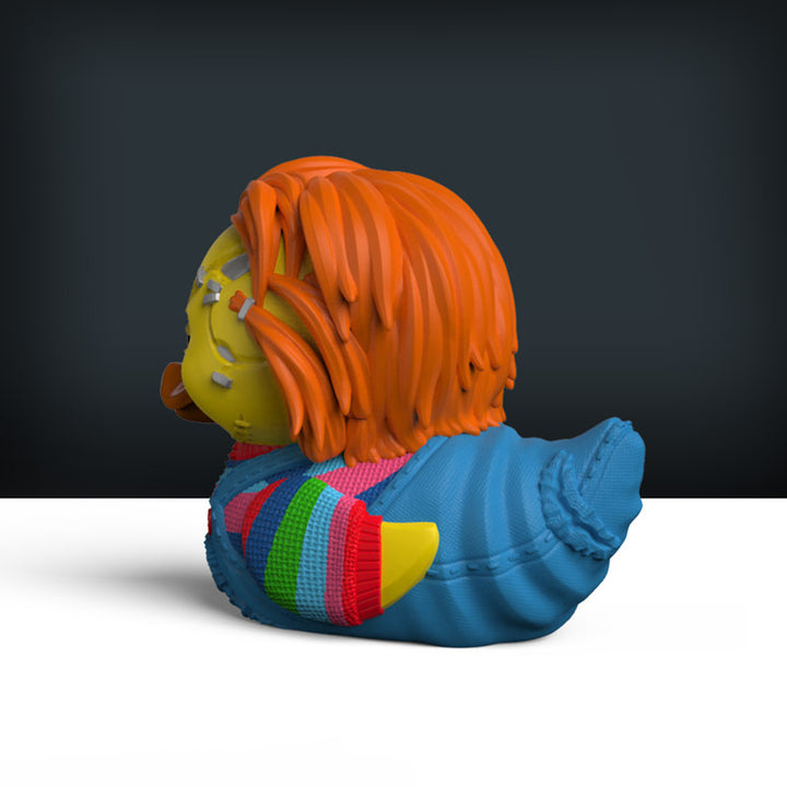 Mini Chucky Scarred Horror Ente Badeente Sammelfigur TUBBZ