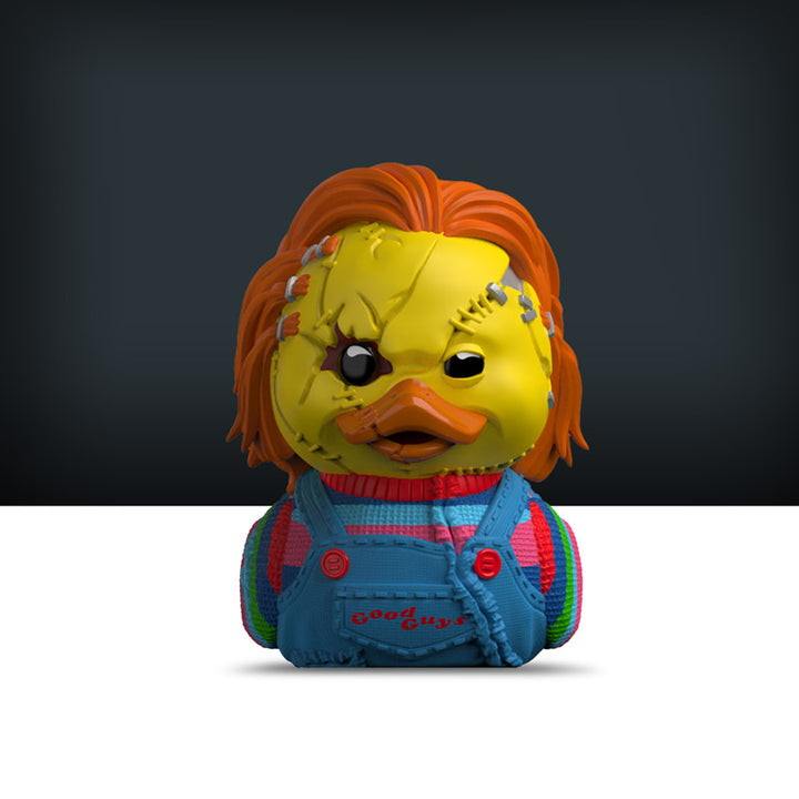 Mini Chucky Scarred Horror Ente Badeente Sammelfigur TUBBZ