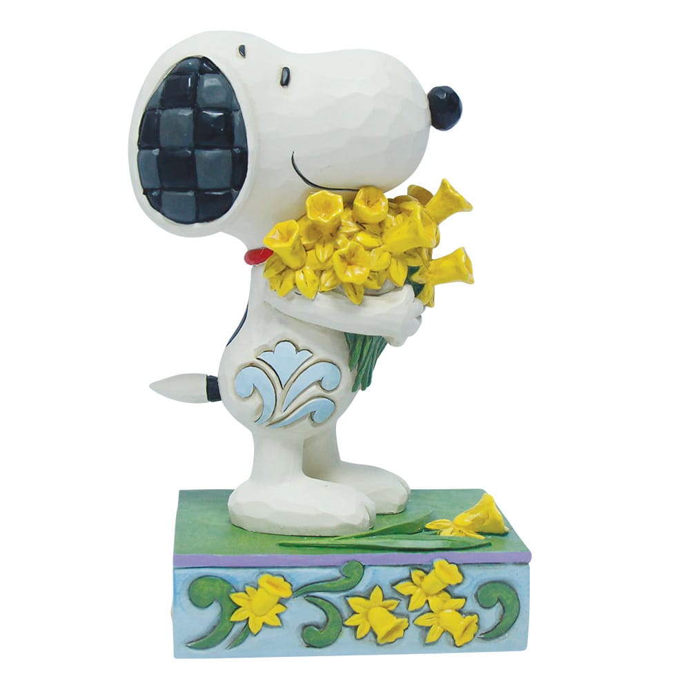 Snoopy Peanuts Daffodils Narzissen Figur Jim Shore 6017914 Enesco