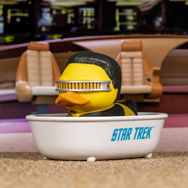 Star Trek Geordi La Forge Ente Badeente Sammelfigur TUBBZ