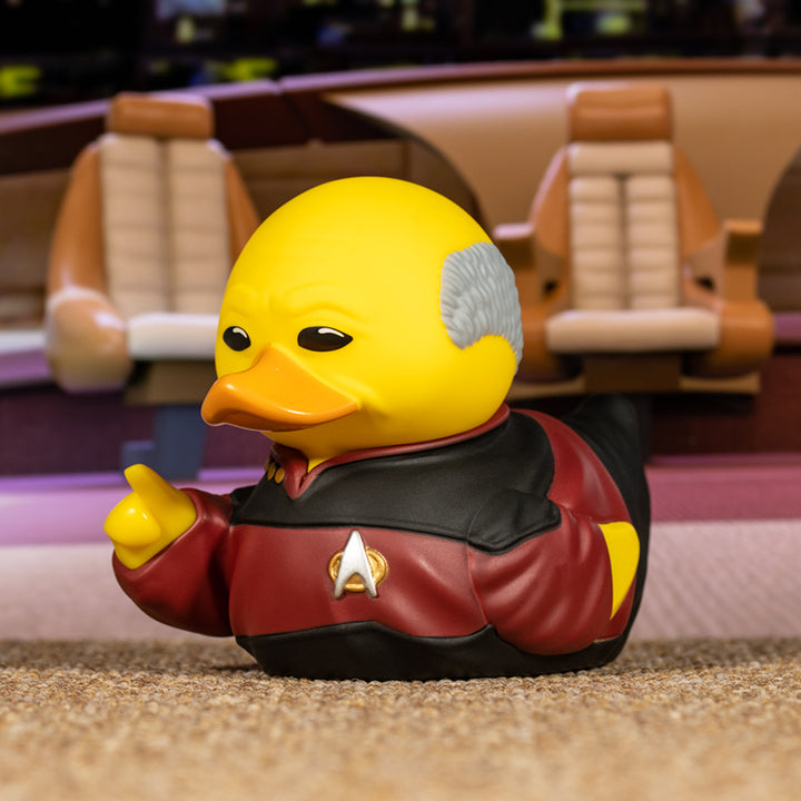 Star Trek Jean Luc Picard Cosplay Ente Badeente Sammelfigur TUBBZ