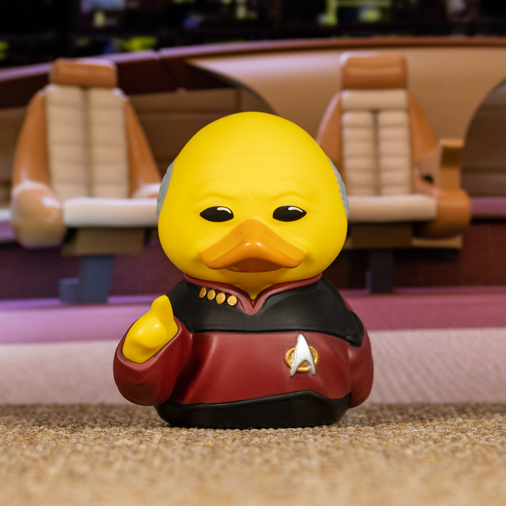 Star Trek Jean Luc Picard Cosplay Ente Badeente Sammelfigur TUBBZ