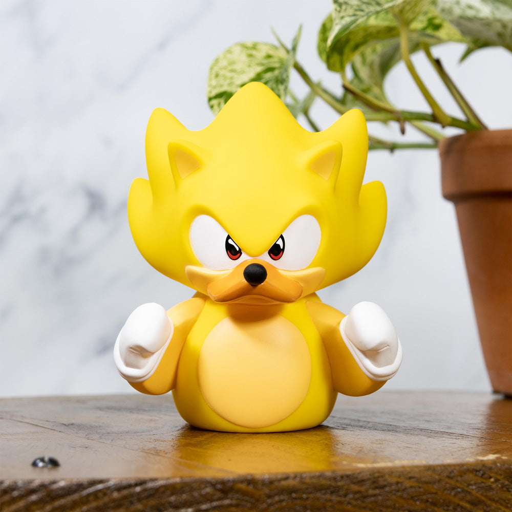 Sonic The Hedgehog Super Sonic Ente Badeente Sammelfigur TUBBZ