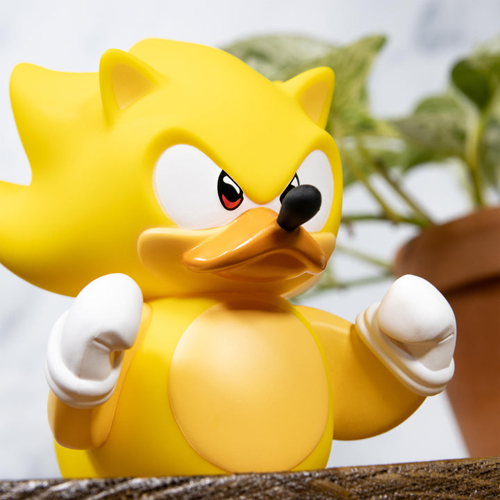 Sonic The Hedgehog Super Sonic Ente Badeente Sammelfigur TUBBZ