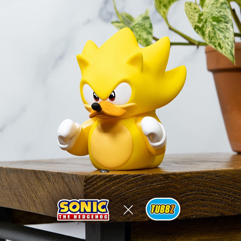 Sonic The Hedgehog Super Sonic Ente Badeente Sammelfigur TUBBZ