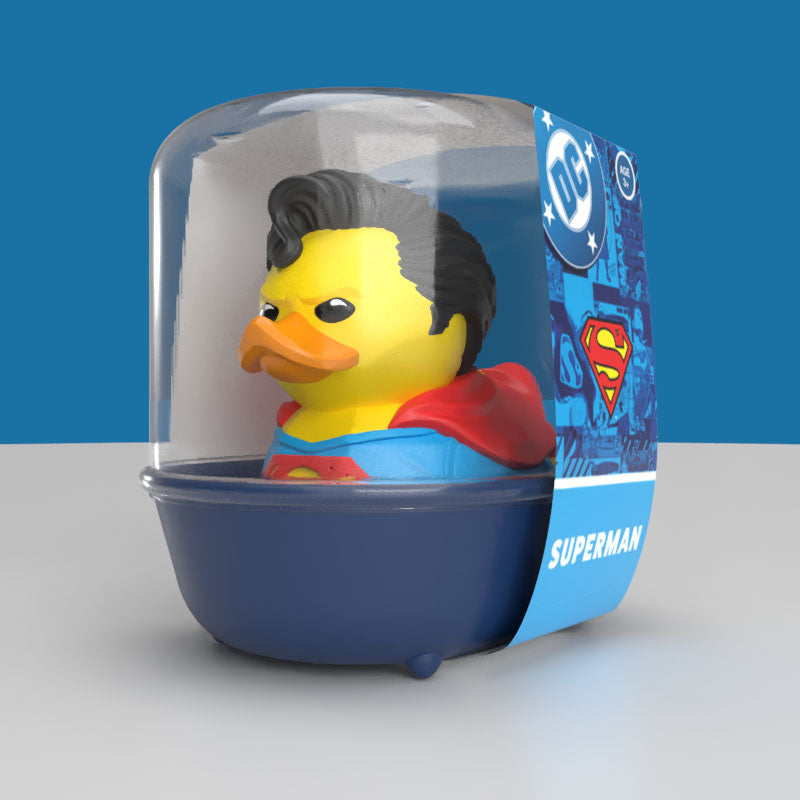 Mini DC Comics Superman Ente Badeente Sammelfigur TUBBZ Badewannen Box