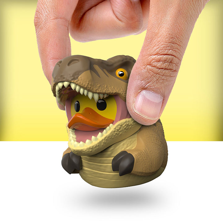 Mini Jurassic Park T-Rex Badeente Sammelfigur TUBBZ