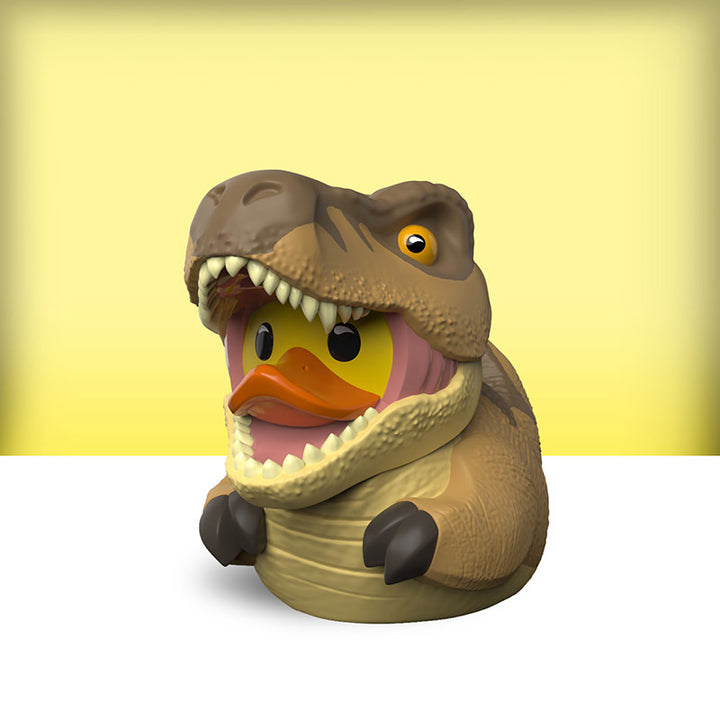 Mini Jurassic Park T-Rex Badeente Sammelfigur TUBBZ