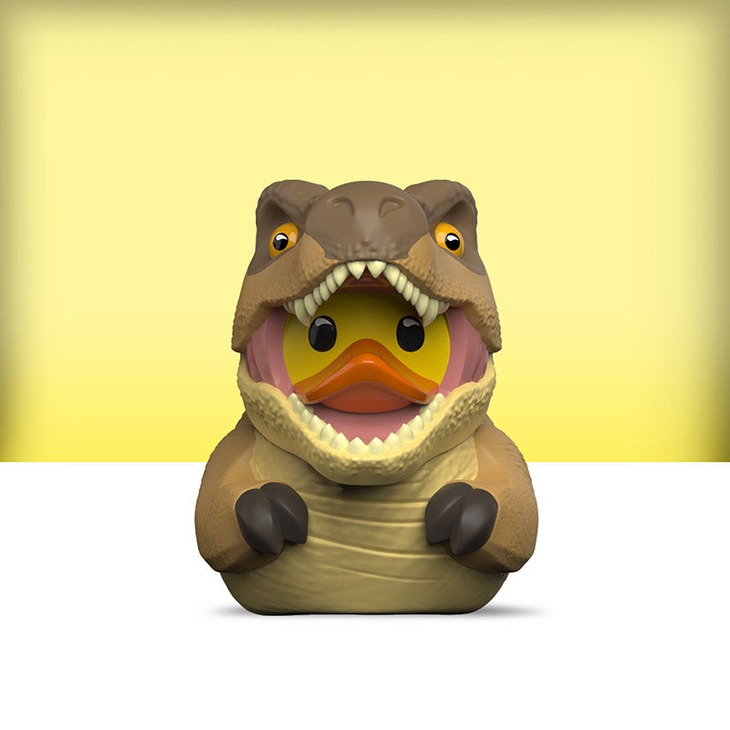 Mini Jurassic Park T-Rex Badeente Sammelfigur TUBBZ