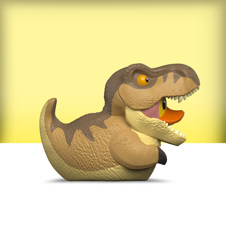 Mini Jurassic Park T-Rex Badeente Sammelfigur TUBBZ