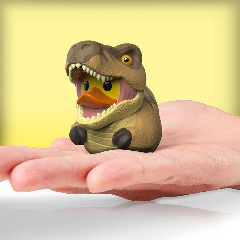 Mini Jurassic Park T-Rex Badeente Sammelfigur TUBBZ