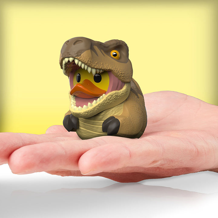Mini Jurassic Park T-Rex Badeente Sammelfigur TUBBZ