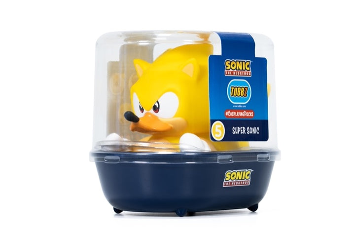 Sonic The Hedgehog Super Sonic Ente Badeente Sammelfigur TUBBZ