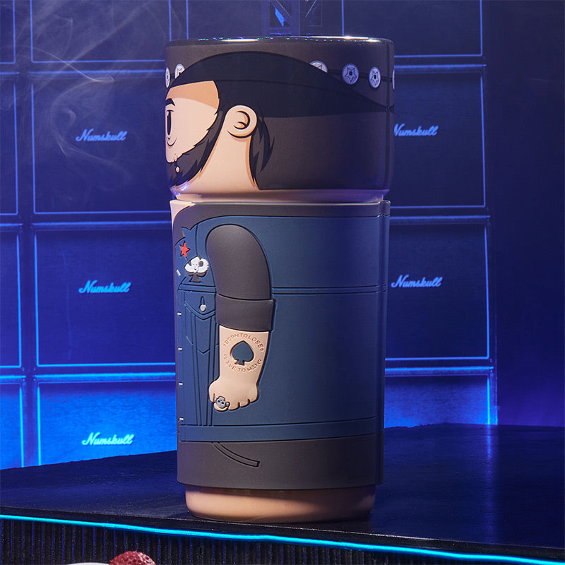 Motorhead Lemmy Kilmister Tasse – Schwarzer Henkel & Innen, Keramik, 325 Ml, Mikrowellen- Und Spülmaschinengeeignet