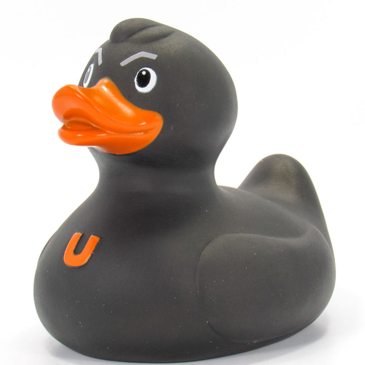 Luxury Tuffy Klassische Ente Schwarz BUD Duck Badeente Quietscheente