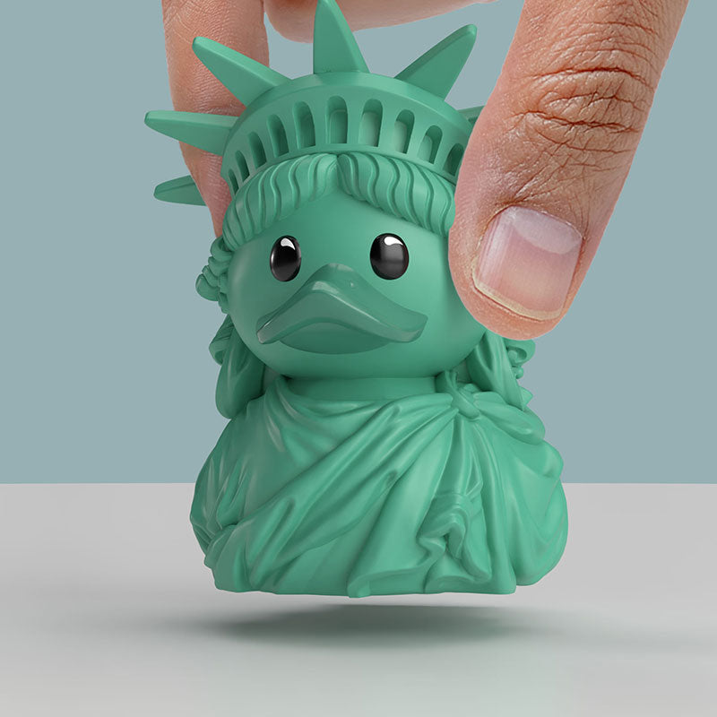 Mini USA Amerika Lady Liberty Reise Ente Badeente Sammelfigur TUBBZ