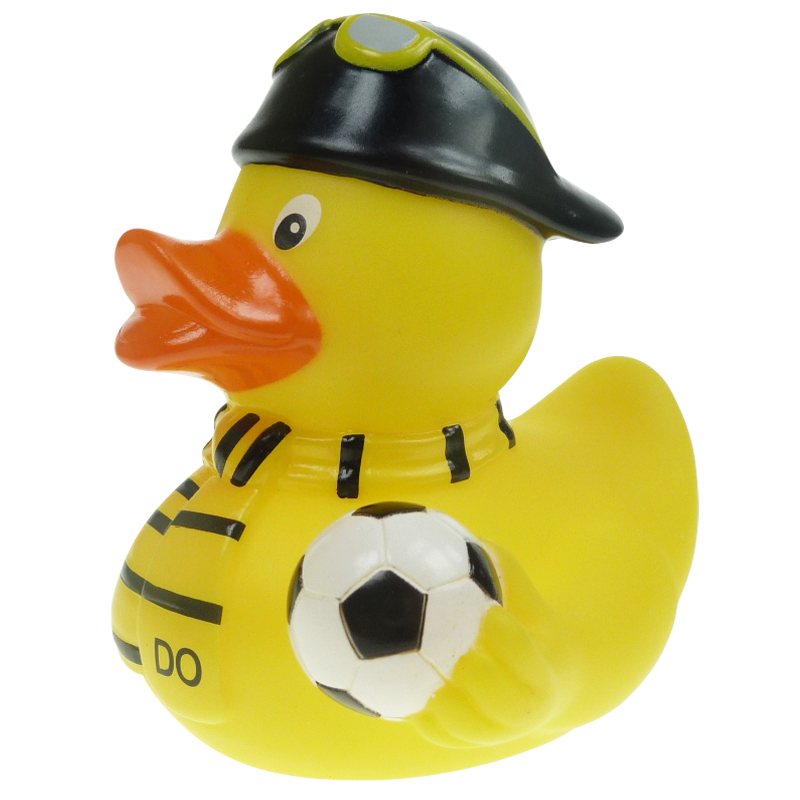 Fan Dortmund Fussball Badeente Quietscheente Factotum