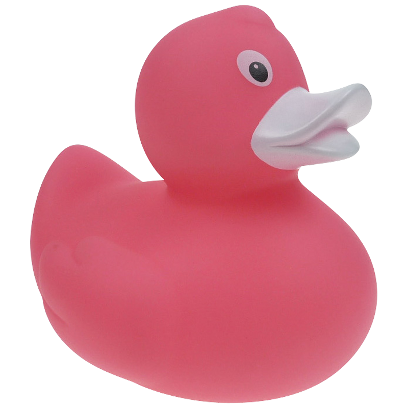 Große XXL Ente Pink Badeente Quietscheente Factotum