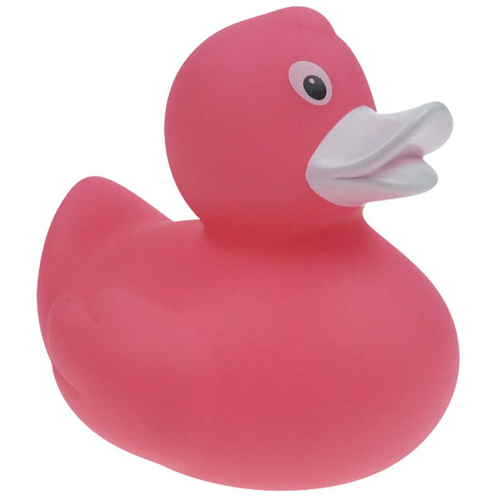 Große XXL Ente Pink Badeente Quietscheente Factotum