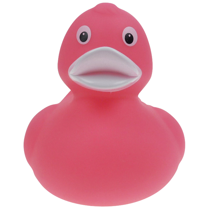 Große XXL Ente Pink Badeente Quietscheente Factotum