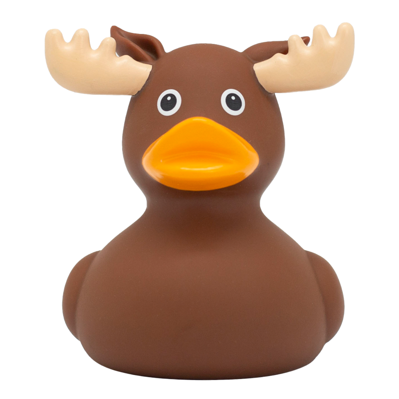 Elch Ente Badeente Quietscheente Gummiente Lilalu