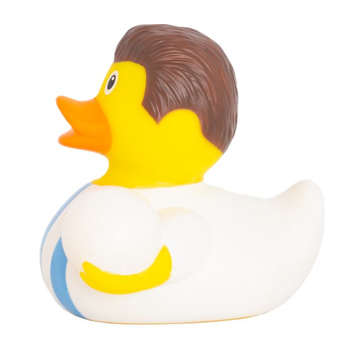 Fussballspieler Argentinien Ente Badeente Quietscheente Gummiente Lilalu