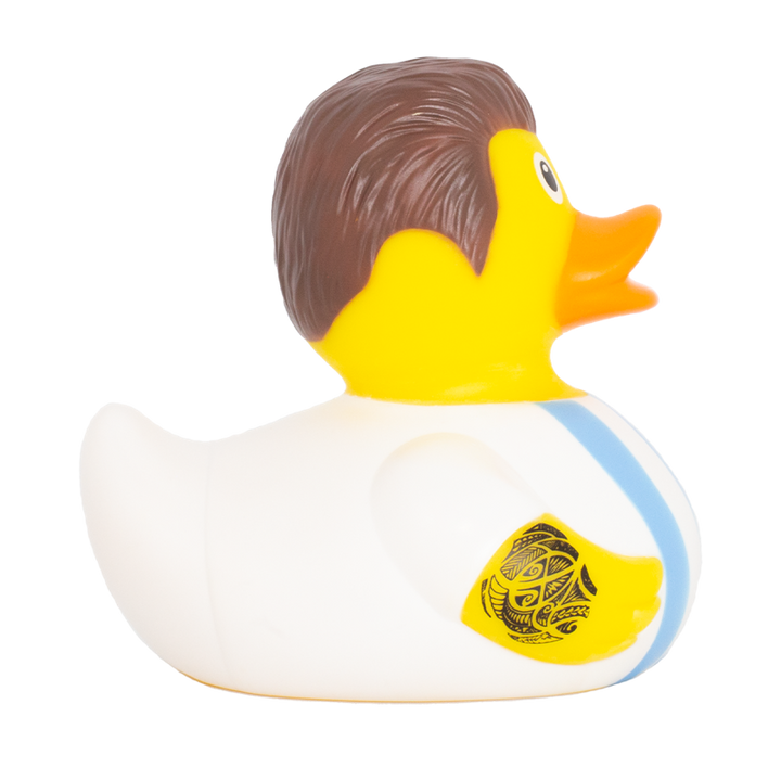 Fussballspieler Argentinien Ente Badeente Quietscheente Gummiente Lilalu