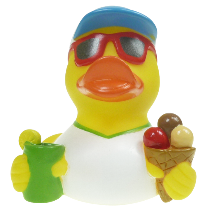 Sommer Urlaub Ente Badeente Quietscheente Factotum