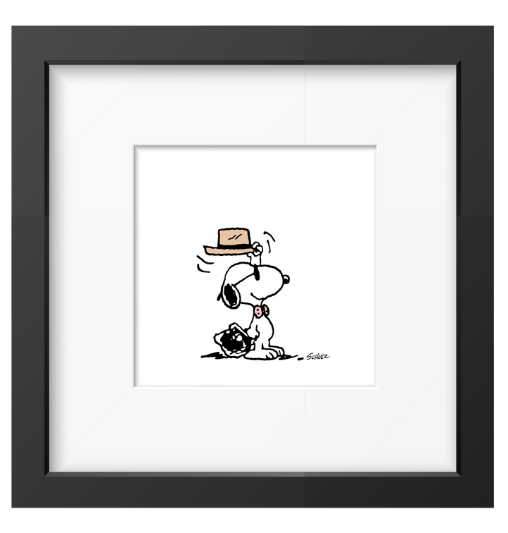 Peanuts Snoopy Bild Gerahmter Kunstdruck Charles M. Schulz 15 Motive 26x26 Magpie