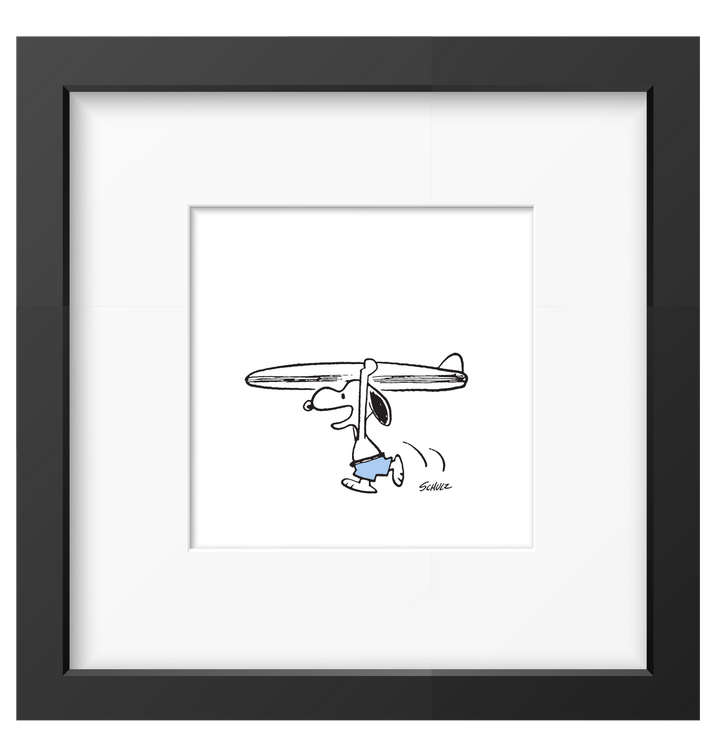 Peanuts Snoopy Bild Gerahmter Kunstdruck Charles M. Schulz 15 Motive 26x26 Magpie