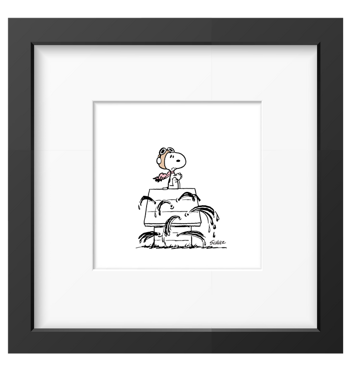 Peanuts Snoopy Bild Gerahmter Kunstdruck Charles M. Schulz 15 Motive 26x26 Magpie