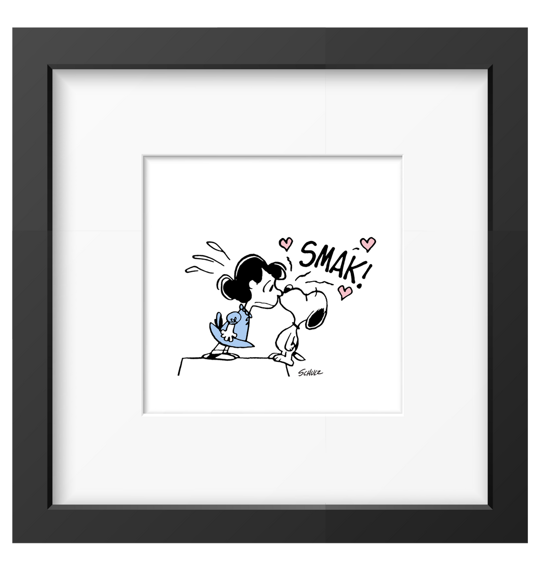 Peanuts Snoopy Bild Gerahmter Kunstdruck Charles M. Schulz 15 Motive 26x26 Magpie