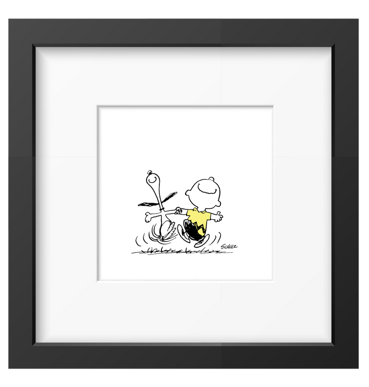 Peanuts Snoopy Bild Gerahmter Kunstdruck Charles M. Schulz 15 Motive 26x26 Magpie