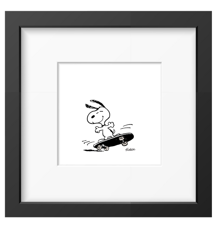 Peanuts Snoopy Bild Gerahmter Kunstdruck Charles M. Schulz 15 Motive 26x26 Magpie