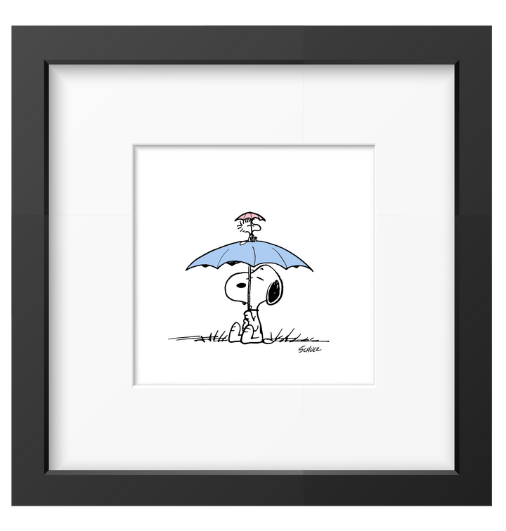 Peanuts Snoopy Bild Gerahmter Kunstdruck Charles M. Schulz 15 Motive 26x26 Magpie